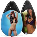 Skin Decal Wrap 2 Pack compatible with Suorin Drop Amanda Olson 06 VAPE NOT INCLUDED