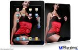 iPad Skin - Denai Thomson Red and Black Teddy 02