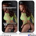 iPhone 4 Decal Style Vinyl Skin - Amanda Olson 02 (DOES NOT fit newer iPhone 4S)
