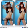 iPhone 4 Decal Style Vinyl Skin - Amanda Olson 06 (DOES NOT fit newer iPhone 4S)