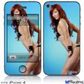 iPhone 4 Decal Style Vinyl Skin - Amanda Olson 07 (DOES NOT fit newer iPhone 4S)