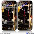 iPhone 4 Decal Style Vinyl Skin - Bay St Toronto (DOES NOT fit newer iPhone 4S)