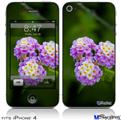 iPhone 4 Decal Style Vinyl Skin - South GA Flower (DOES NOT fit newer iPhone 4S)