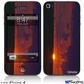 iPhone 4 Decal Style Vinyl Skin - South GA Sunset (DOES NOT fit newer iPhone 4S)