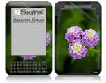 South GA Flower - Decal Style Skin fits Amazon Kindle 3 Keyboard (with 6 inch display)