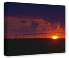 Gallery Wrapped 11x14x1.5 Canvas Art - South GA Sunset