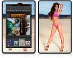 Amazon Kindle Fire (Original) Decal Style Skin - Jaime Preston Lynch 01 Pink Bikini