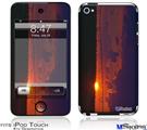 iPod Touch 4G Decal Style Vinyl Skin - South GA Sunset