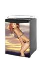 Kegerator Skin - Michele Karmin 01 (MicheleKarmin com) (fits medium sized dorm fridge and kegerators)