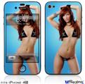 iPhone 4S Decal Style Vinyl Skin - Amanda Olson 06