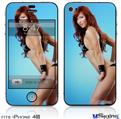 iPhone 4S Decal Style Vinyl Skin - Amanda Olson 07