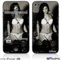 iPhone 4S Decal Style Vinyl Skin - Denai Thomson Lingerie 04